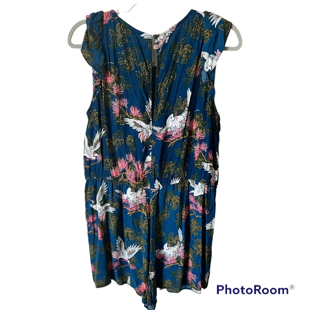 Express Floral Romper Womens Size L - Picture 4 of 4